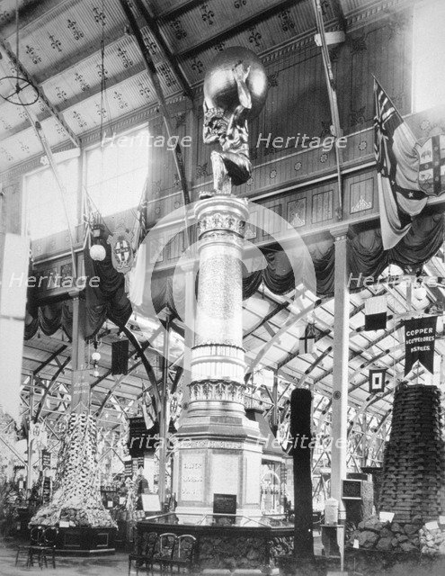 New South Wales Room of Minerals and Rocks, Centennial International Exhibition, Australia, 1888. Artist: O'Shamessy