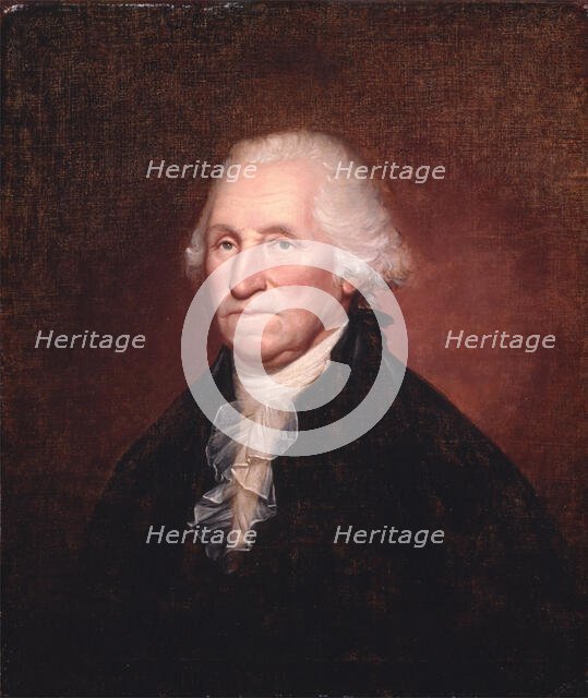 George Washington (The Gadsden-Morris-Clarke Portrait), 1795. Creator: Rembrandt Peale.