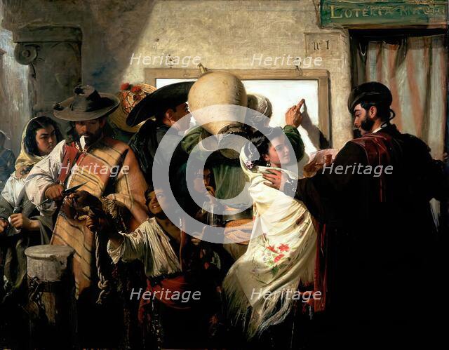 La Loteria Nacional, 1860-1866. Creator: John Phillip.