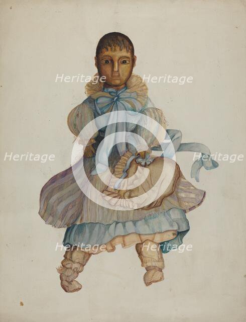 Wax Doll, c. 1937. Creator: Edna C. Rex.
