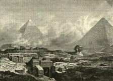 'The Pyramids and Sphinx', 1890.   Creator: Unknown.