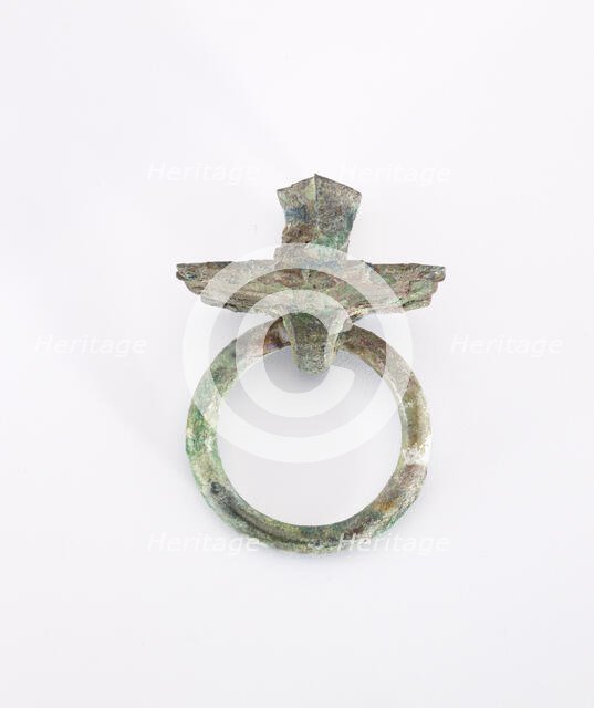 Mask and ring handle, Han dynasty, 206 BCE-220 CE. Creator: Unknown.