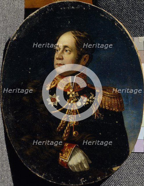 Portrait of General Nikolai Martemyanovich Sipyagin (1785-1828). Artist: Anonymous  