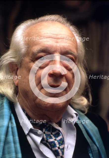 Rafael Alberti (1902-1999), 1980 photo.