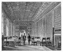 Refreshment Room, House of Lords, Palace of Westminster, London, c1888. Artist: Unknown