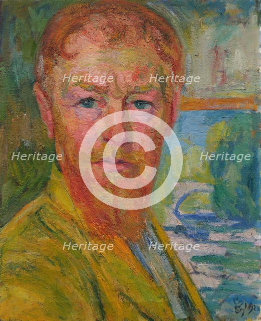 Self-portrait, 1923. Creator: Giacometti, Giovanni (1868-1933).