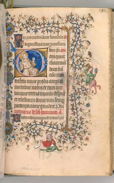 Hours of Charles the Noble, King of Navarre (1361-1425), fol. 290r, St. Francis, c. 1405. Creator: Master of the Brussels Initials and Associates (French).