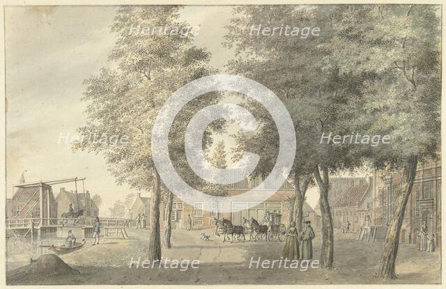 Square in the village of Zuilen, 1757-1822. Creator: Hermanus Petrus Schouten.
