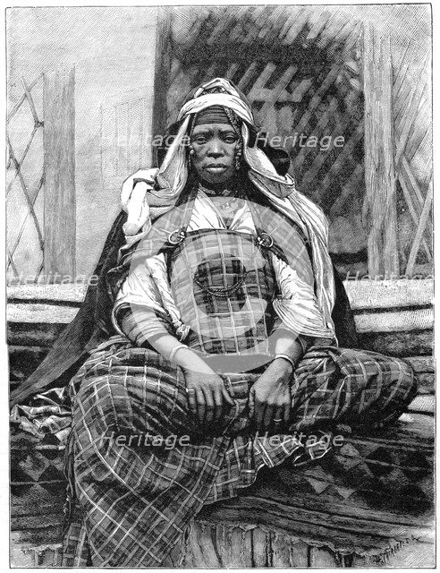Woman, Biskra, Algeria, c1890. Artist: Henri Thiriat