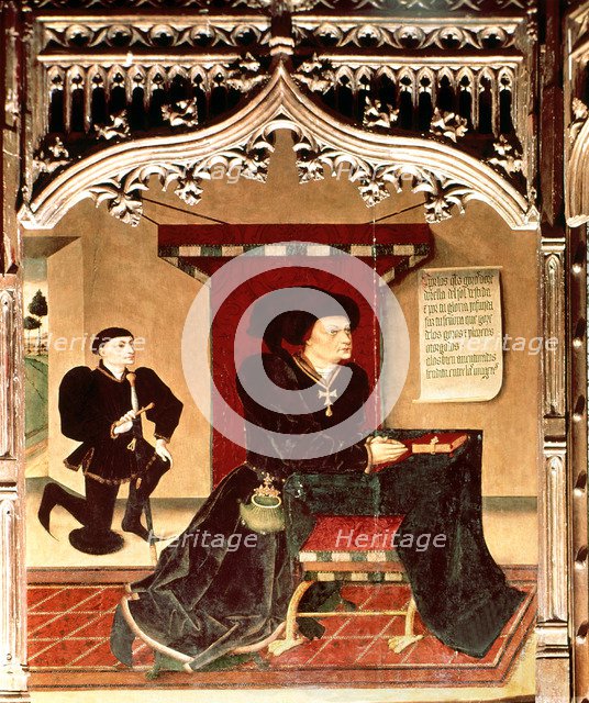 Iñigo López de Mendoza (1398-1458), Marquis of Santillana, Castilian poet and politician , the al…