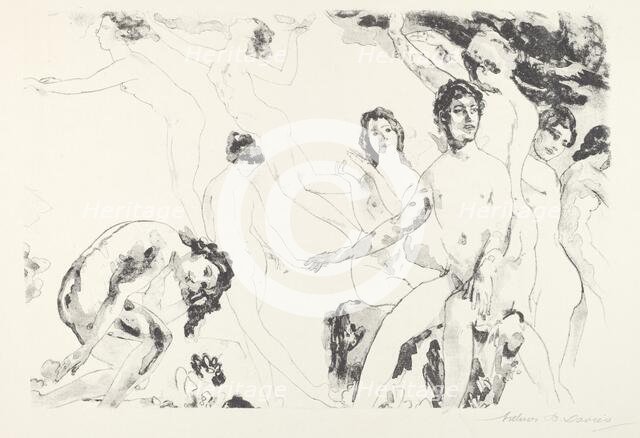 Release at the Gates, 1919-1920. Creator: Arthur Davies.