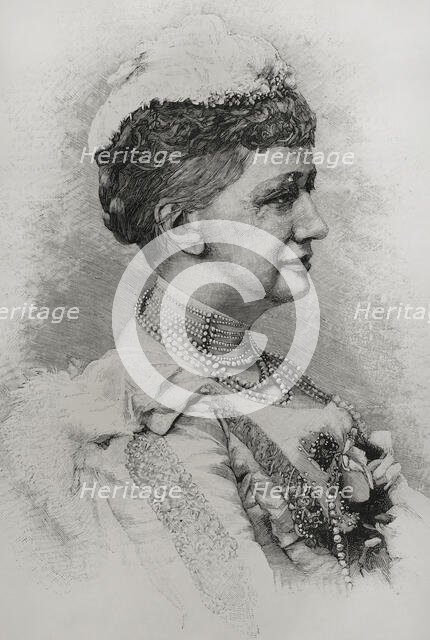 Louise of Hesse-Kassel, 1898.  Creator: Unknown.