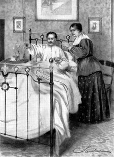 An Open Moment: "He must be killed" Selward said, white as a sheet and trembling in every limb, 1898 Creator: Unknown.