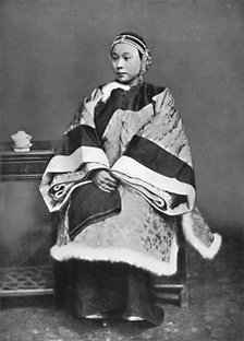 A Chinese lady of high rank in full dress costume, 1902. Artist: Unknown.