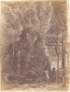 Dante and Virgil (Dante et Virgile), 1858. Creator: Jean-Baptiste-Camille Corot.