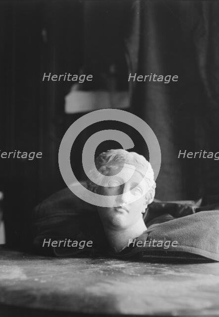 Vomilas sculptures, 1932 June. Creator: Arnold Genthe.