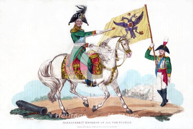 'Alexander I Emperor of all the Russias', 1815.Artist: Canton