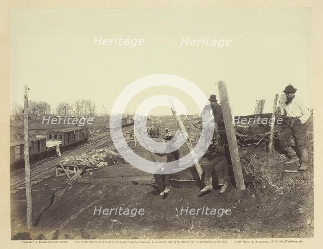 Manassas Junction, March 1862. Creators: Barnard & Gibson, George N. Barnard, James F. Gibson.