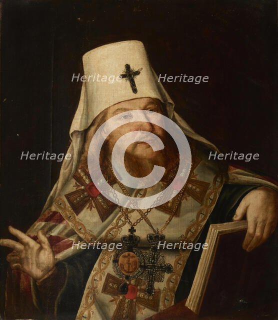 Portrait of Plato II (Levshin), the Metropolitan of Moscow (1737-1812), 2nd Half of the 18th century Creator: Anonymous.