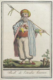 Costumes de Différents Pays, 'Sheik de l'Arabie Heureuse', c1797. Creators: Jacques Grasset de Saint-Sauveur, LF Labrousse.