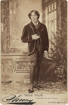 Portrait of Oscar Wilde (1854-1900), 1882. Creator: Sarony, Napoleon (1821-1896).