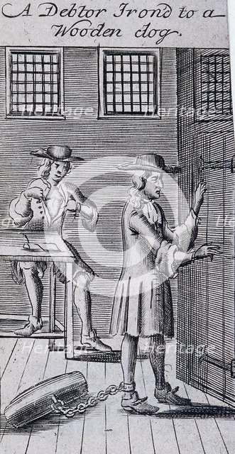 Fleet Prison, London, 1691. Artist: Anon