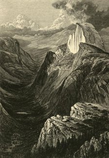 'Tenaya Canon, from Glacier Point', 1872.  Creator: John Filmer.
