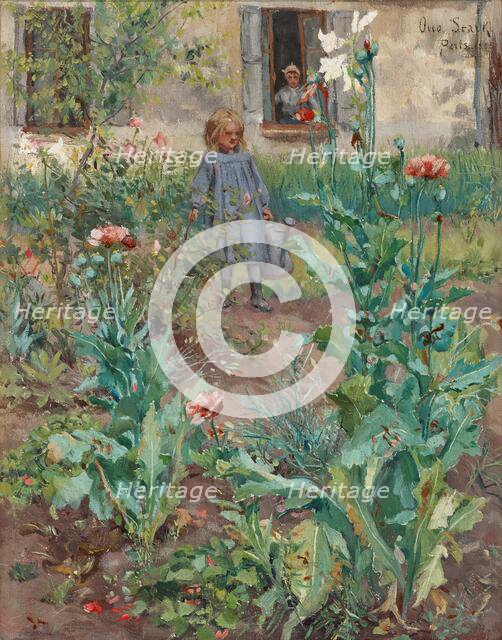 Garden in Paris, 1885. Creator: Otto Stark.