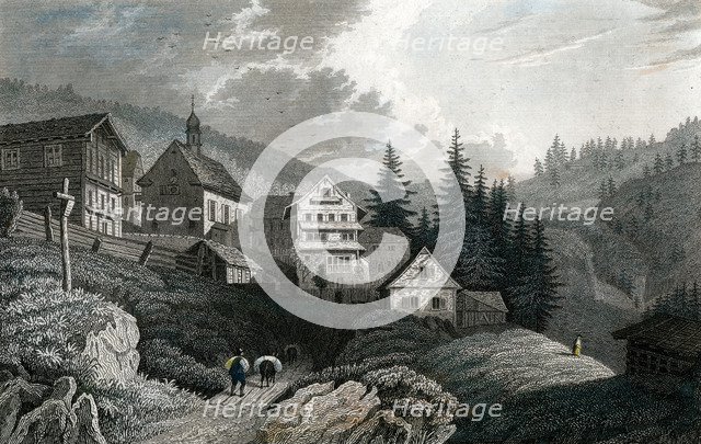 The Church Maria Schnee, Rigi, Switzerland, 1850.Artist: Martini