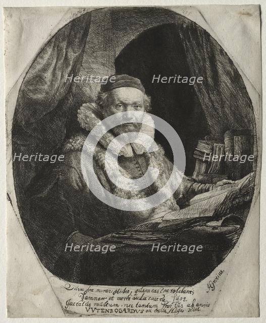 Jan Uytenbogaert, Preacher of the Remonstrants, 1635. Creator: Rembrandt van Rijn (Dutch, 1606-1669).