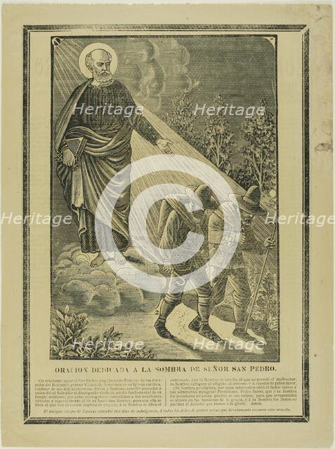 Prayer Dedicated to the Shadow of Saint Peter, n.d. Creator: José Guadalupe Posada.