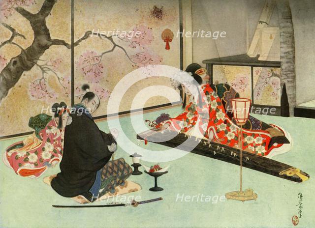 'His beautiful hostess...began to sing a wild and beautiful air', 1919. Creator: Unknown.