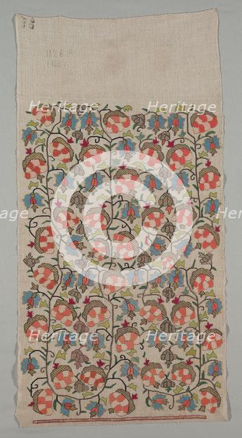 Embroidered Cover, 19th century. Creator: Unknown.