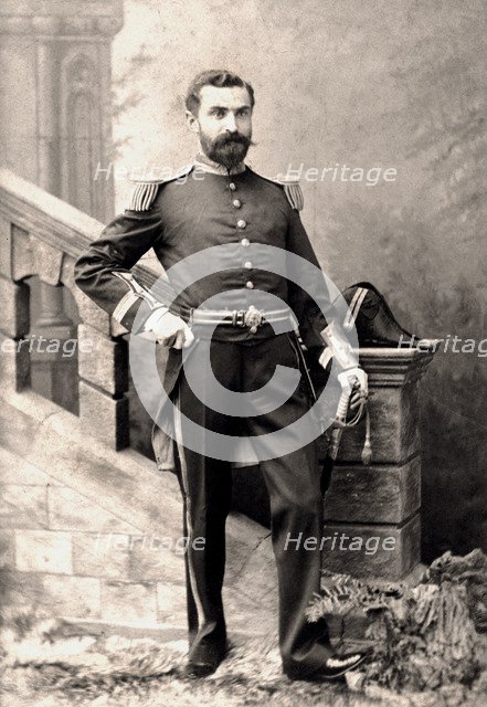 An officer in full uniform, early 20th century. Artist: Unknown