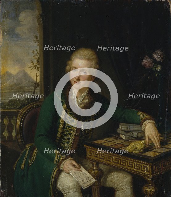 Portrait of Count Michael Johann von der Borch (1751-1810). Artist: Guttenbrunn, Ludwig (1750-1819)