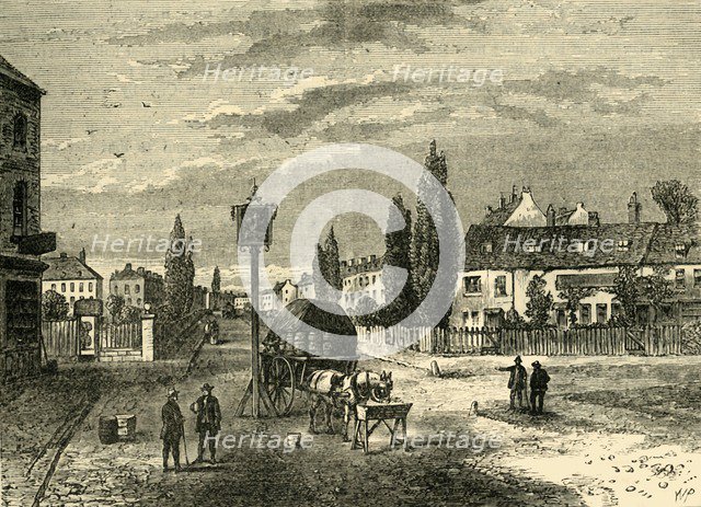 'Kennington, from the Green, 1780', (c1878). Creator: Unknown.