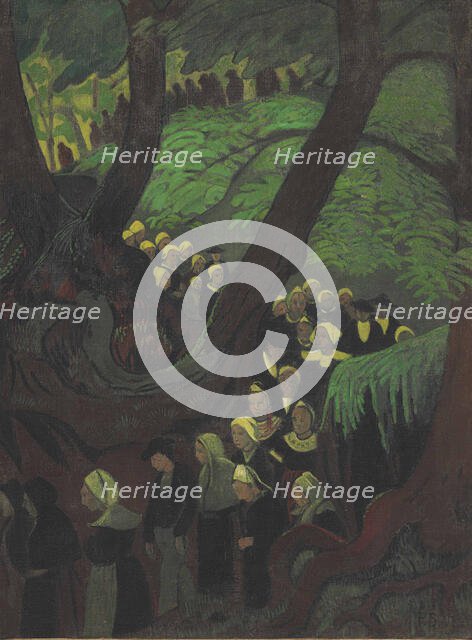 Pilgrimage, 1894. Creator: Sérusier, Paul (1864-1927).