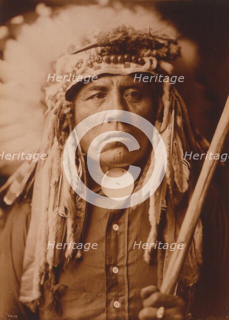 Curley-Apsaroke, c1905. Creator: Edward Sheriff Curtis.