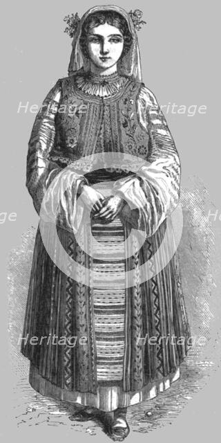 'Wallachian Peasant-Girl; A Visit to the Danubian Principalities', 1875. Creator: Unknown.