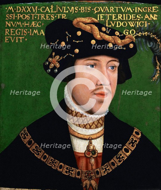 King Louis II of Hungary, ca 1522. Artist: Krell, Hans (?-ca 1586)