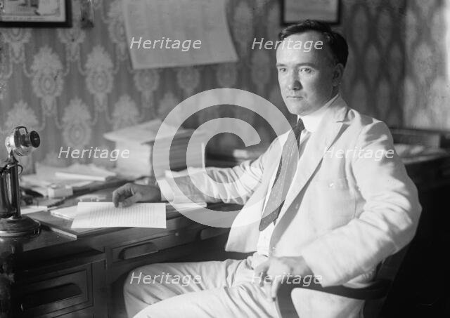 Ben S. Allen, Chf. Pub. Inf. Div. Food Admin., 1917. Creator: Harris & Ewing.