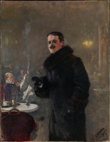 Portrait of Gerhard Munthe (1849-1929), 1885. Creator: Krohg, Christian (1852-1925).