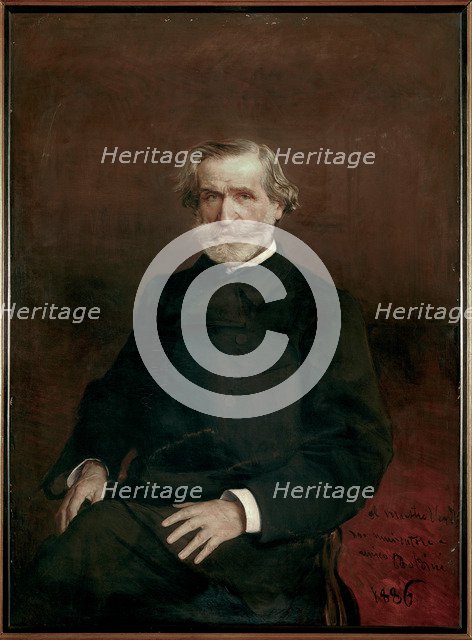 Portrait of the Composer Giuseppe Verdi (1813-1901), 1886.