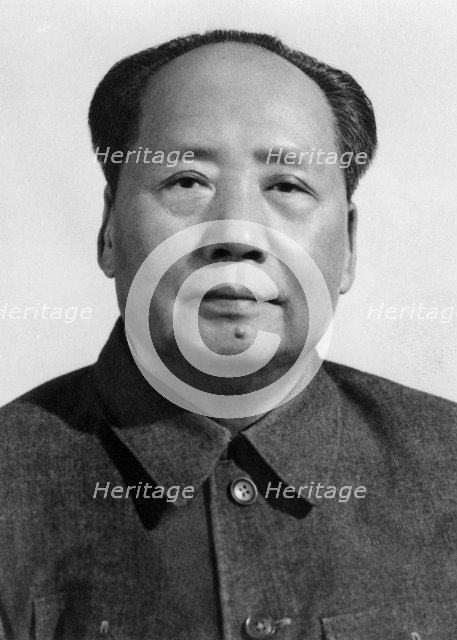 Mao Zedong, Chinese Communist revolutionary and leader, c1950s(?). Artist: Unknown