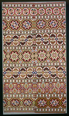 Panel (Furnishing Fabric), Sweden, 19th century. Creator: Unknown.