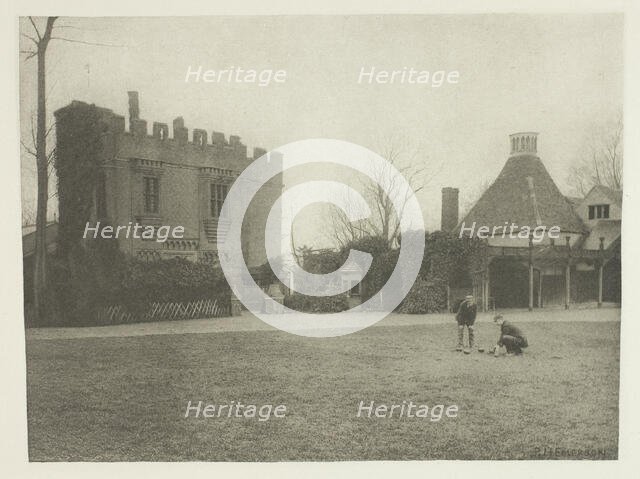 The Old Rye House, 1880s. Creator: Peter Henry Emerson.