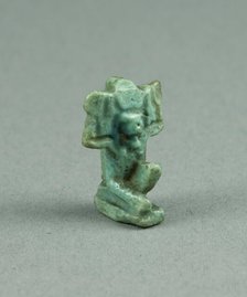 Amulet of the God Shu, Egypt, Third Intermediate Period, Dynasty 21-25 (1070-656 BCE). Creator: Unknown.