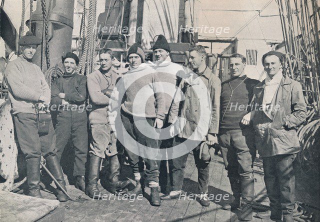 'The Officers of the 'Terra Nova', 1912 Voyage', (1913). Artist: Herbert Ponting.