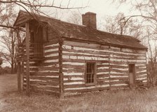 Quickmore Log Cabin, Amherst County, Virginia, 1935. Creator: Frances Benjamin Johnston.