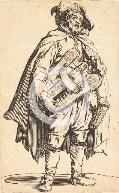 The Hurdy-Gurdy Player, c. 1622. Creator: Jacques Callot.
